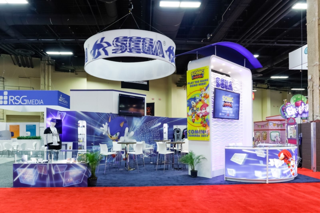 Sega Of America Trade Show Displays Trade Show Booth Absolute 