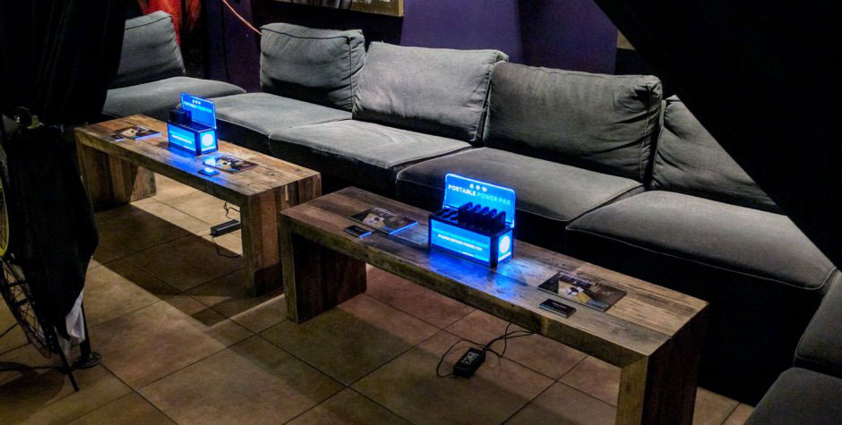 phone charging lounge