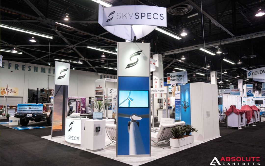 SkySpecs, trade show booth, windpower