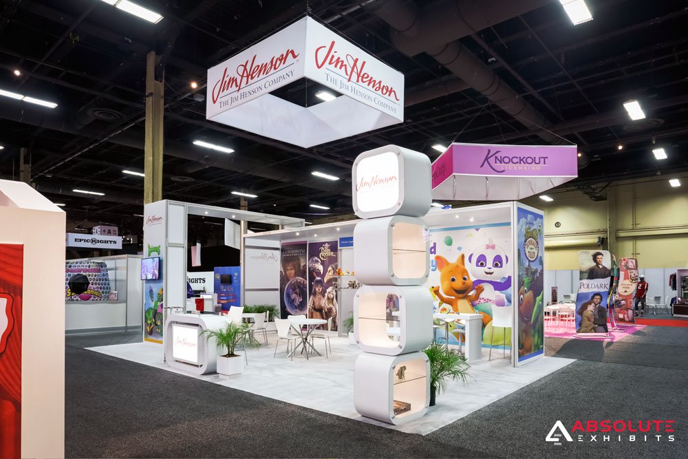 the jim henson company, trade show booth, licensing expo