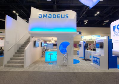 Amadeus trade show display
