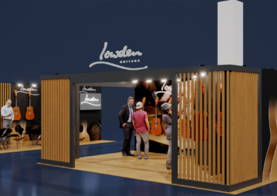 Lowden trade show booth Absolute Exhibits