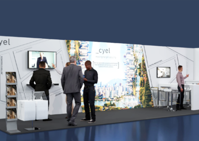 Cyel trade show display
