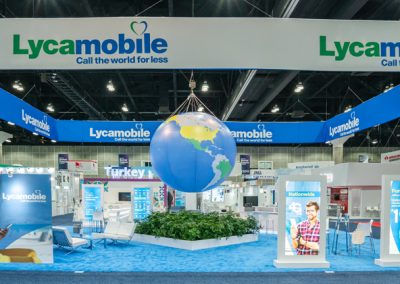Lycamobile Absolute Exhibits trade show booth