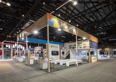Microsoft Absolute Exhibits trade show booth