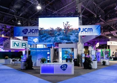 JCM Global Absolute Exhibits trade show booth