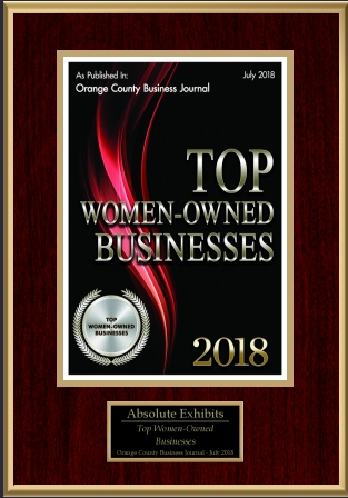 OC Business Journal Names Absolute Exhibits as Top Woman-Owned Business
