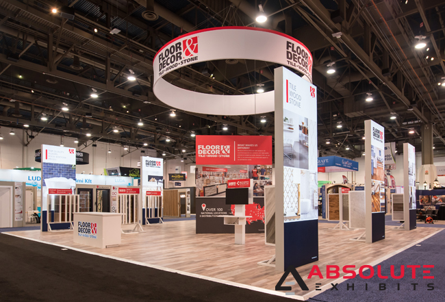 trade show display design flooring